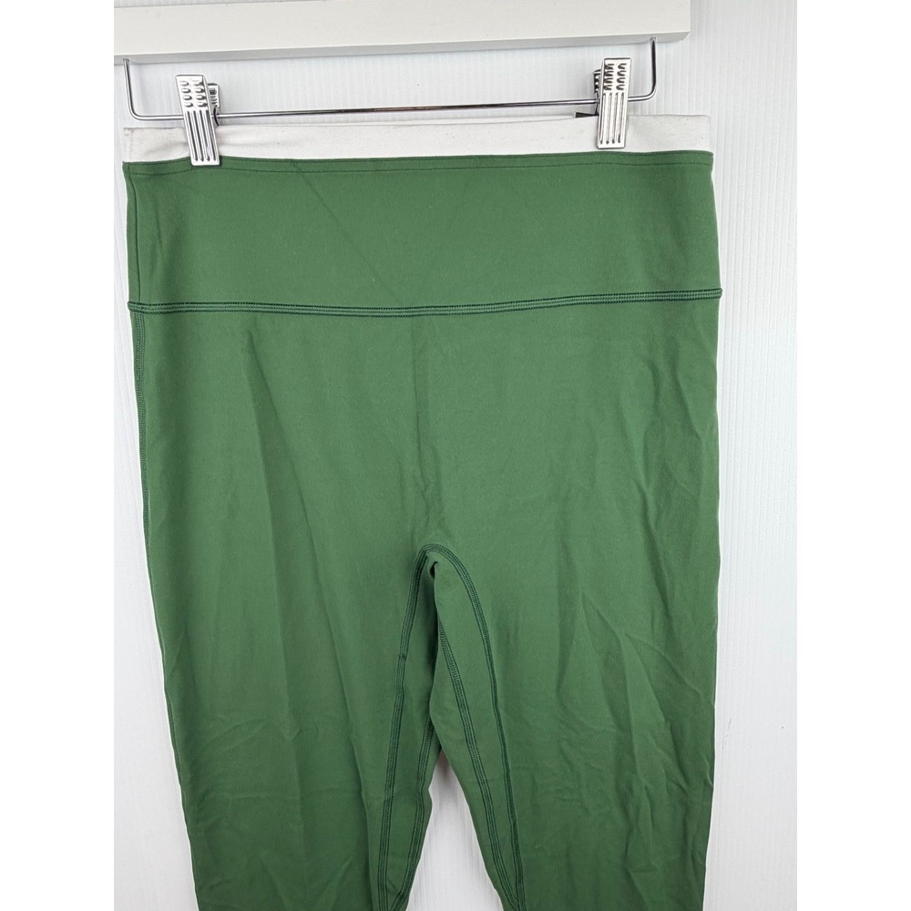 YPB Abercrombie StudioFLEX Leggings Large Green Ultra High Rise Buttery Soft - Picture 4 of 15